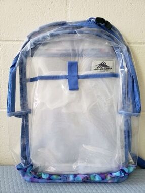 High Sierra Clear Backpack, NWT